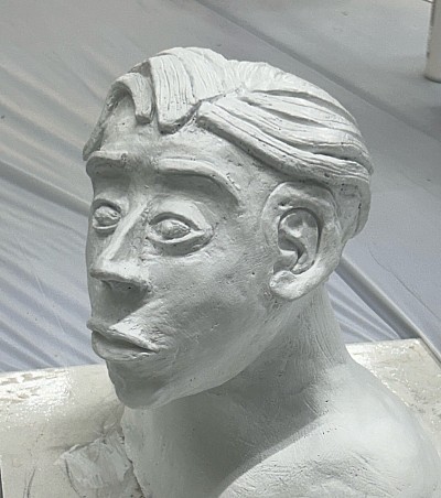 Clay Bust by Student