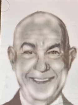 Computerized graphic illustration image of Houston’s Mayor John Whitmire