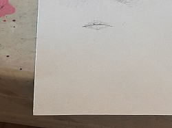 2 minute exercise TAA Student sketches a frontal view of the human mouth.